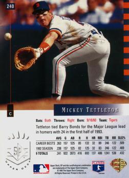 Mickey Tettleton  baseball card collectible - Main Image 2