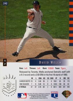David Wells  baseball card collectible - Main Image 2