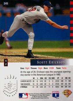 Scott Erickson  baseball card collectible - Main Image 2