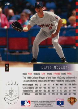 David McCarty  baseball card collectible - Main Image 2