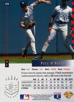 Paul O’Neill  baseball card collectible - Main Image 2
