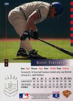Danny Tartabull  baseball card collectible - Main Image 2
