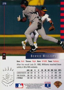 Bernie Williams  baseball card collectible - Main Image 2