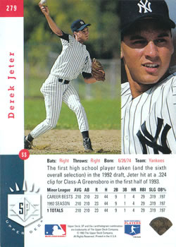 Derek Jeter  baseball card collectible - Main Image 2