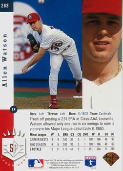 Allen Watson  baseball card collectible - Main Image 2