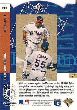 Albert Belle  baseball card collectible - Main Image 2
