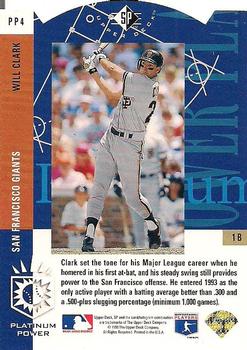 Will Clark  baseball card collectible - Main Image 2