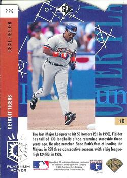 Cecil Fielder  baseball card collectible - Main Image 2