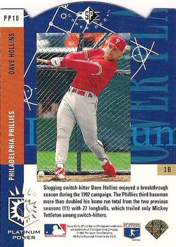Dave Hollins  baseball card collectible - Main Image 2