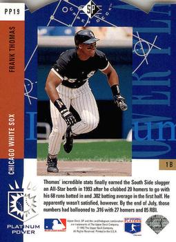 Frank Thomas  baseball card collectible - Main Image 2