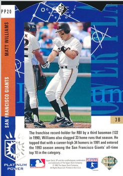 Matt Williams  baseball card collectible - Main Image 2