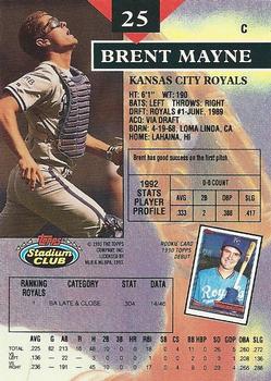 Brent Mayne  baseball card collectible - Main Image 2