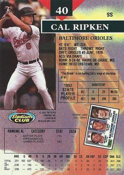 Cal Ripken  baseball card collectible - Main Image 2