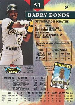 Barry Bonds  baseball card collectible - Main Image 2