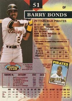 Barry Bonds  baseball card collectible - Main Image 2