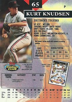 Kurt Knudsen  baseball card collectible - Main Image 2