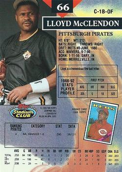 Lloyd McClendon  baseball card collectible - Main Image 2