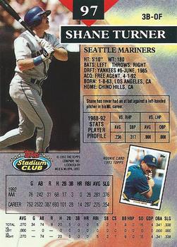 Shane Turner  baseball card collectible - Main Image 2