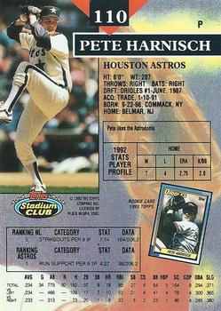 Pete Harnisch  baseball card collectible - Main Image 2