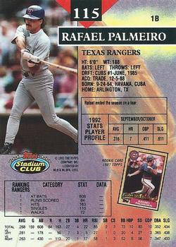 Rafael Palmeiro  baseball card collectible - Main Image 2