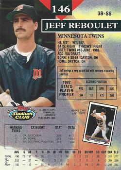 Jeff Reboulet  baseball card collectible - Main Image 2