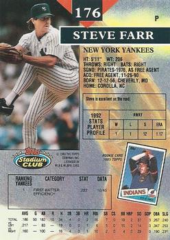 Steve Farr  baseball card collectible - Main Image 2