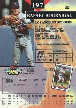 Rafael Bournigal  baseball card collectible - Main Image 2