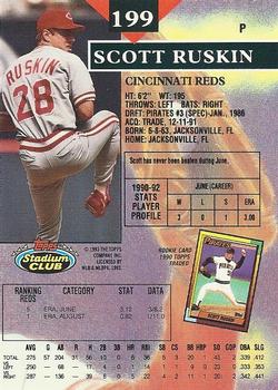 Scott Ruskin  baseball card collectible - Main Image 2