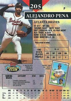 Alejandro Pena  baseball card collectible - Main Image 2