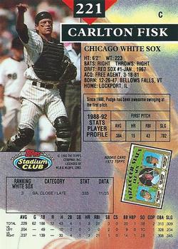 Carlton Fisk  baseball card collectible - Main Image 2