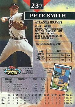 Pete Smith  baseball card collectible - Main Image 2