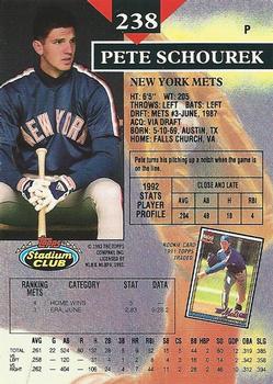 Pete Schourek  baseball card collectible - Main Image 2