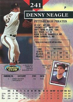 Denny Neagle  baseball card collectible - Main Image 2