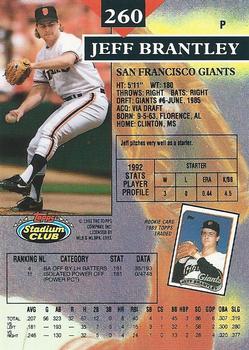Jeff Brantley  baseball card collectible - Main Image 2