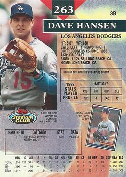 Dave Hansen  baseball card collectible - Main Image 2