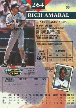 Rich Amaral  baseball card collectible - Main Image 2