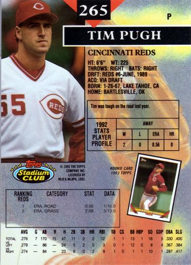 Tim Pugh  baseball card collectible - Main Image 2