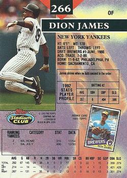 Dion James  baseball card collectible - Main Image 2