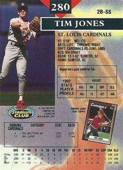 Tim Jones  baseball card collectible - Main Image 2