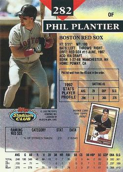 Phil Plantier  baseball card collectible - Main Image 2