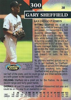 Gary Sheffield  baseball card collectible - Main Image 2