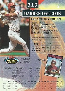 Darren Daulton  baseball card collectible - Main Image 2