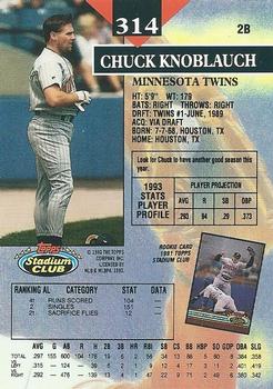 Chuck Knoblauch  baseball card collectible - Main Image 2