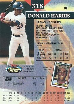Donald Harris  baseball card collectible - Main Image 2