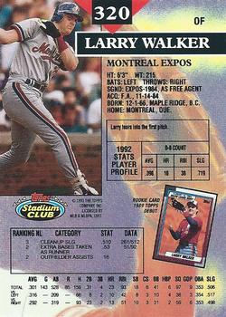 Larry Walker  baseball card collectible - Main Image 2