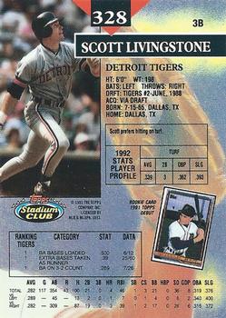 Scott Livingstone  baseball card collectible - Main Image 2