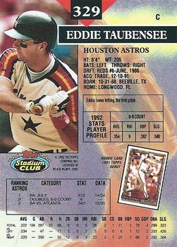 Eddie Taubensee  baseball card collectible - Main Image 2