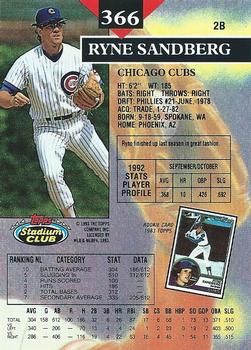 Ryne Sandberg  baseball card collectible - Main Image 2