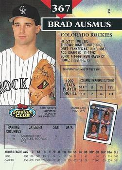 Brad Ausmus  baseball card collectible - Main Image 2