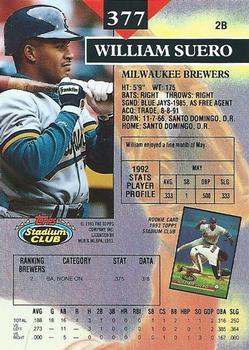 William Suero  baseball card collectible - Main Image 2